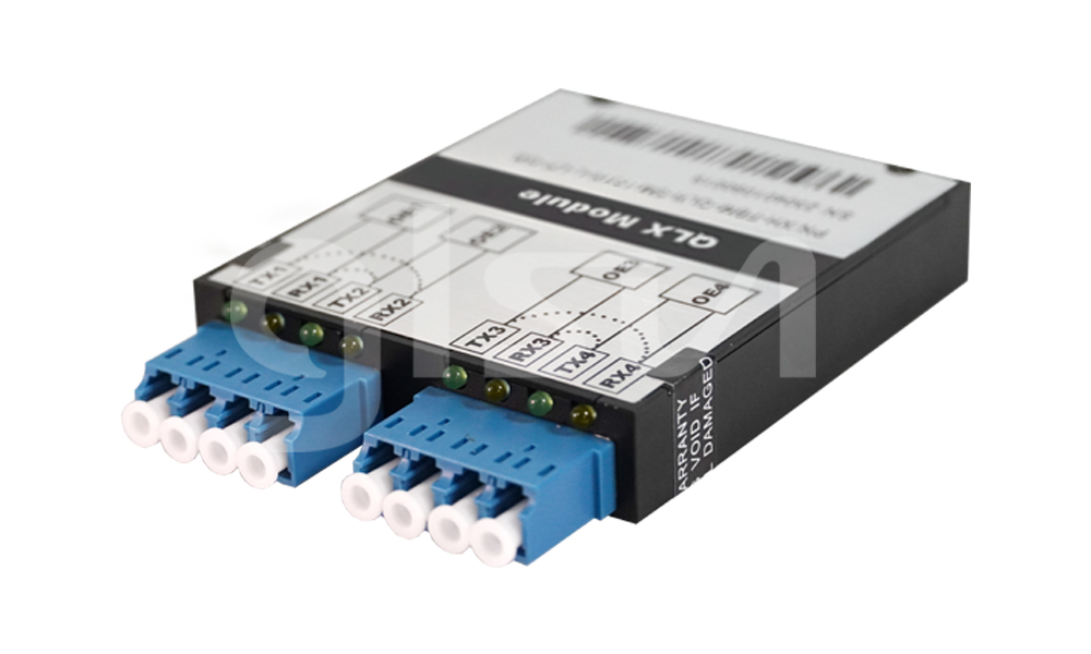 Quad 1.25G LX Fiber Bypass Module -3